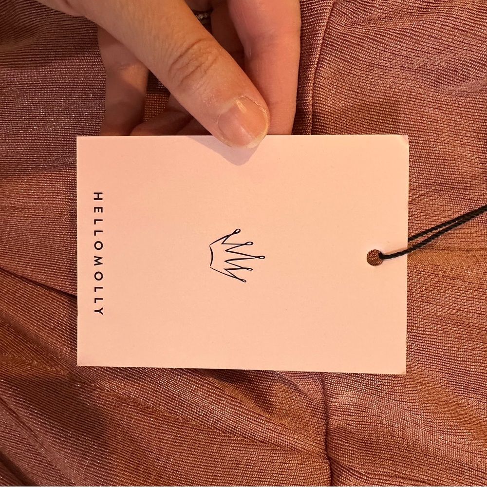 Hello Molly Dusty Pink Midi Dress - Picture 5 of 9